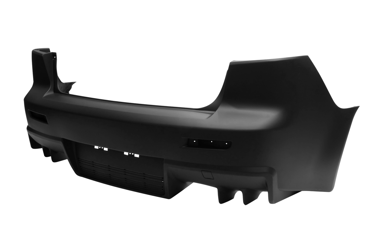 Mitsubishi Lancer 2007+ - EVO X Style Rear Bumper - PU Plastic OEM