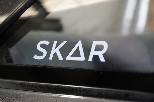 SKAR Sticker - White