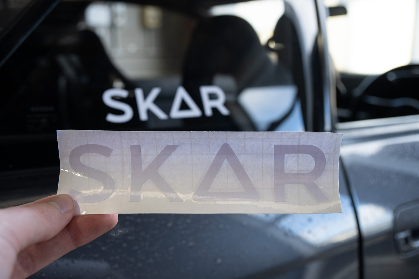 SKAR Sticker - White