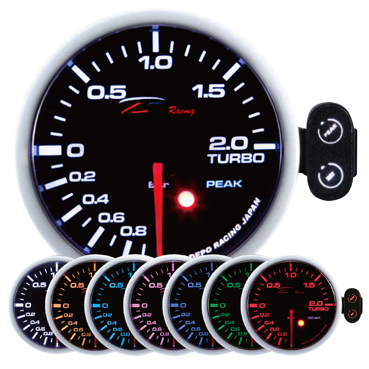 Depo Boost Gauge (BAR) - PK-SC Series - 52mm