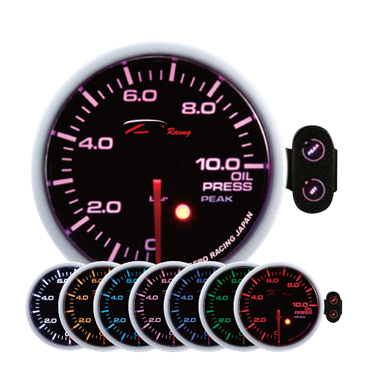 Depo Oil Pressure Gauge (PSI) - PK-SC Series - 52mm