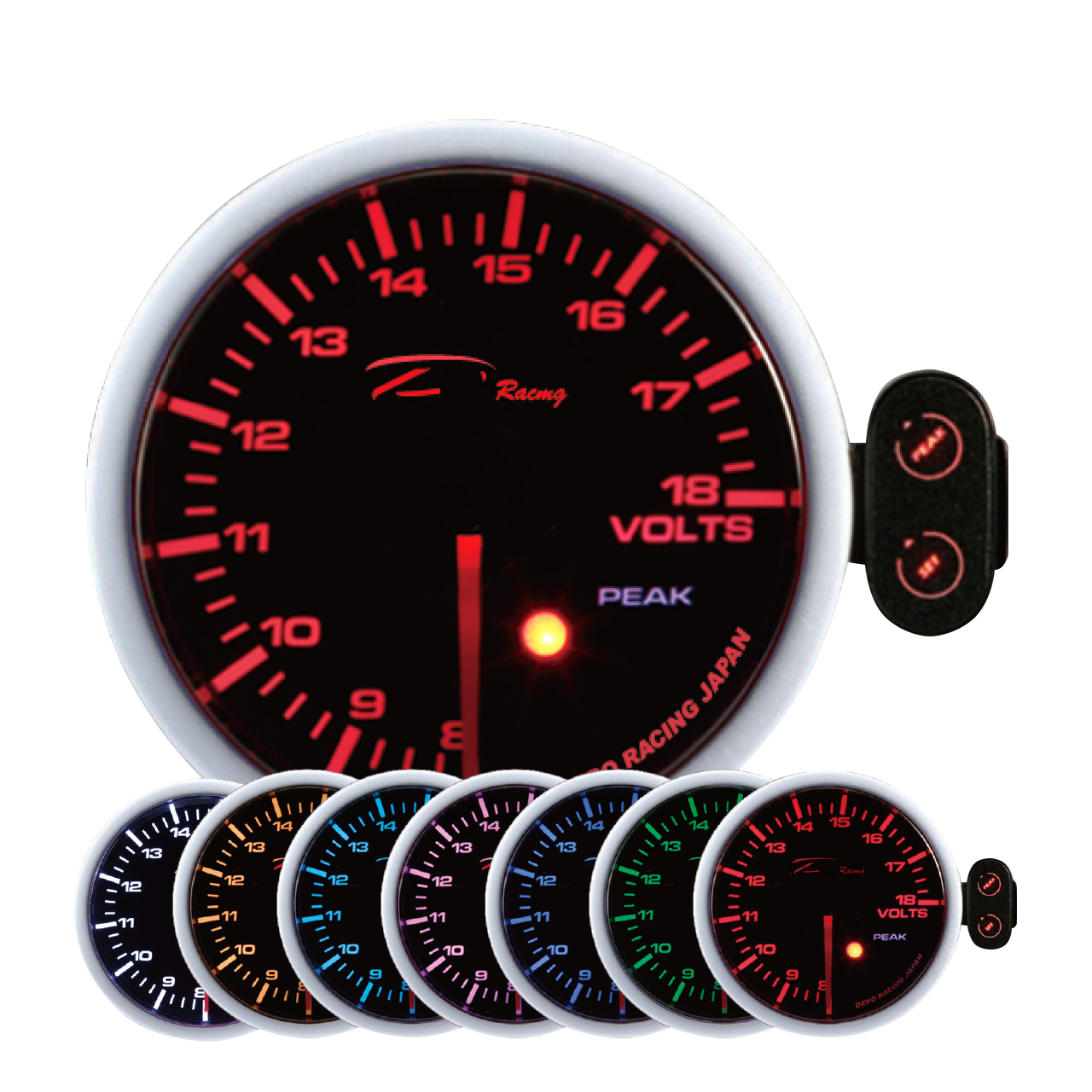 Depo Volt Gauge - PK-SC Series - 52mm