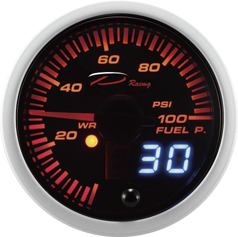 Depo Fuel Pressure Gauge (PSI) - SLD Series - 52mm