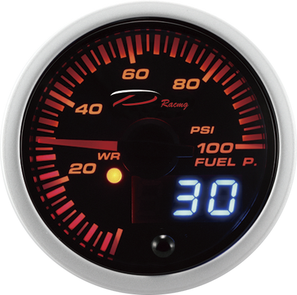 Depo Fuel Pressure Gauge (PSI) - SLD Series - 52mm