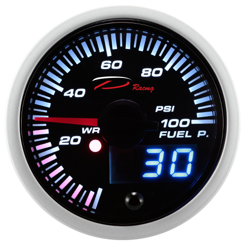 Depo Fuel Pressure Gauge (PSI) - SLD Series - 52mm