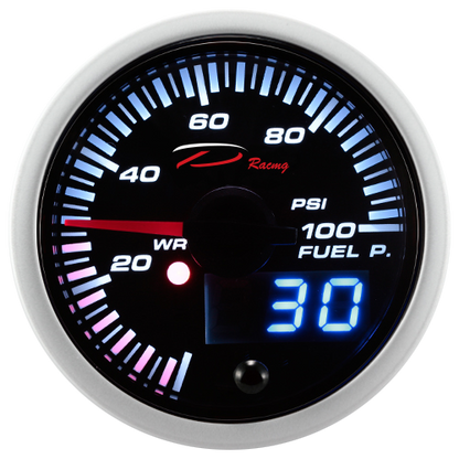 Depo Fuel Pressure Gauge (PSI) - SLD Series - 52mm