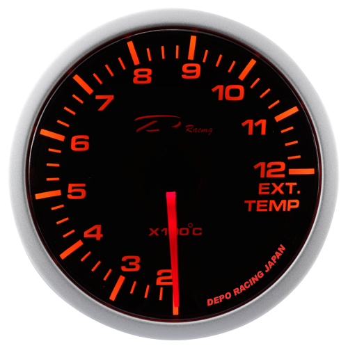 Depo Exhaust Temperature Gauge - WA Series - 60mm