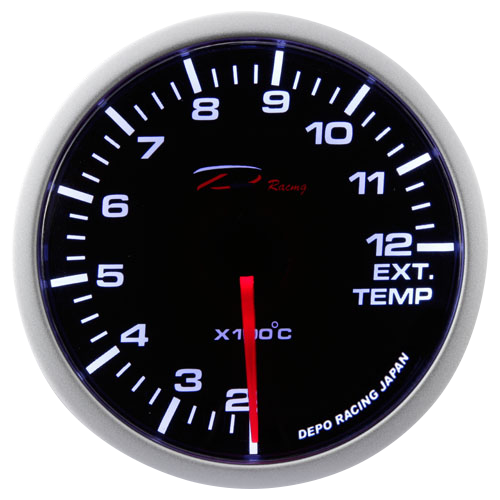 Depo Exhaust Temperature Gauge - WA Series - 60mm