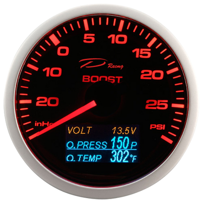 Depo 4in1 Boost / Oil Pressure & Temp / Volt Gauge - 60mm